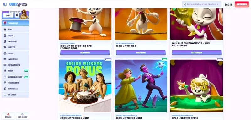 Les méthodes de retrait disponibles sur Only Spins